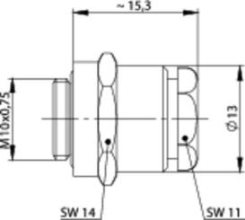 Kabelabfangung MIL-Verschr., TA, IP67 