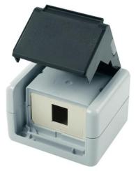 Gehäuse AP IP44,75x86x58,grau 