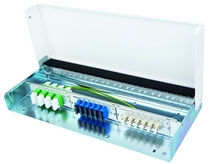 MPD24 LWL für 3x 3HE/7TE Teilfrontplatten 