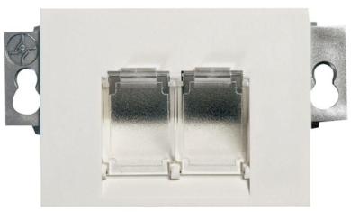 Modul-Aufnahme 55x41mm, 2-fach 