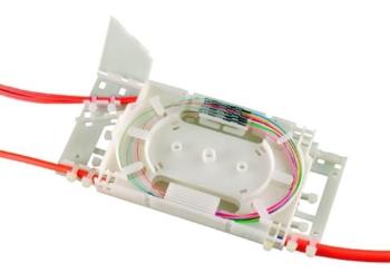 LWL-Verbindungs-Spleißbox inkl. Grundplatte 