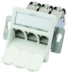 Modulaufnahme AMJ-S 3-fach UP/50 flex 