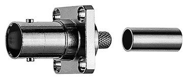 BNC-KABELBUCHSE M. FLANSCH 