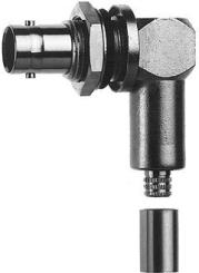 BNC-KABELWINKELEINBAUBUCHSE Cr 75 Ohm 