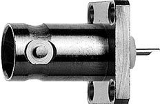 BNC-FLANSCHBUCHSE 75 Ohm löt 