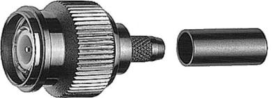 TNC-Kabelstecker Crimp, 50 Ohm 