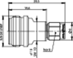 Messadapter N-SMA, 50 Ohm 