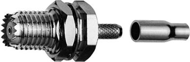 MINI-UHF-Kabeleinbaubuchse CR/CR 