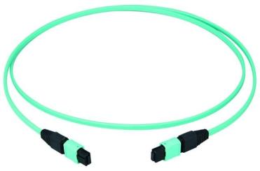 MPO aqua female patch cord 10m 