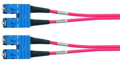 Duplex-Rangierkabel 50/125 OM3, L=3m 