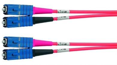 Duplex-Rangierkabel 50/125 OM4, L=10m 